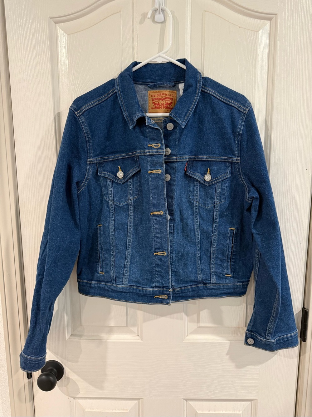 Levi's Dark Blue Denim Trucker Jacket
